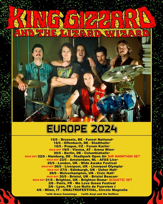 2024 European tour poster